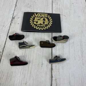 Vans Off the Wall Enamel Lapel Hat Pins Lot Of 6 - Sneakers